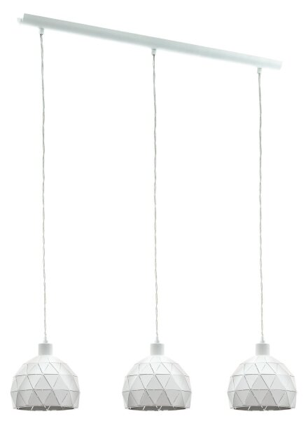 Eglo 97857 - Lampadario a sospensione con filo ROCCAFORTE 3xE14/40W/230V