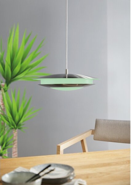 Eglo 98043 - LED RGBW Lampadario dimmerabile a sospensione con filo MONEVA LED/18W/230V