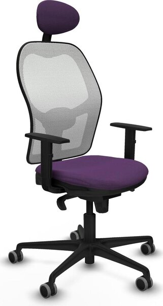 Sedia da ufficio con poggiatesta Jorquera Piqueras y Crespo 1D036G1 Viola