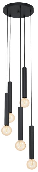 Eglo 98058 - Lampadario a sospensione con filo CORTENOVA 5xE27/60W/230V