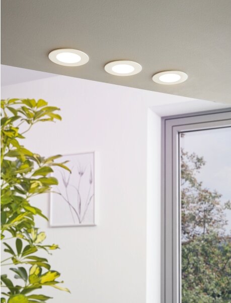 Eglo 98212 - Faretto LED dimmerabile da incasso per controsoffitto FUEVA-A LED/5W/230V + telecomando
