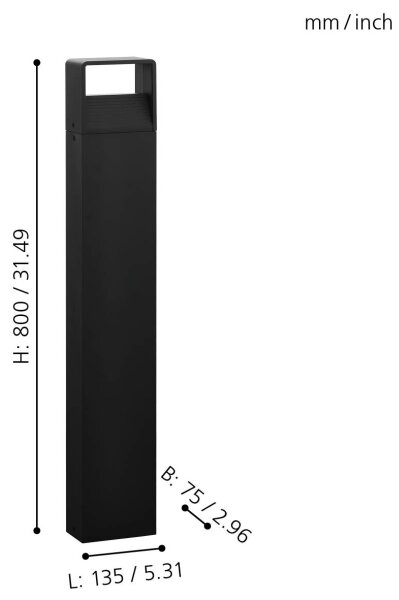 Eglo 98272 - Lampada LED da esterno DONINNI LED/6W/230V IP44