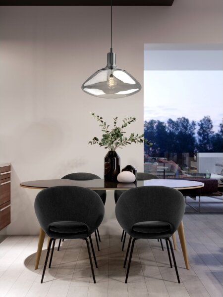 Eglo 98291 - Lampadario a sospensione con filo TORRTONTES 1xE27/60W/230V