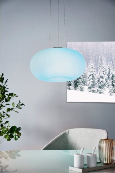Eglo 33766 - LED RGBW Lampadario dimmerabile a sospensione con filo OPTICA-C LED/22W/230V