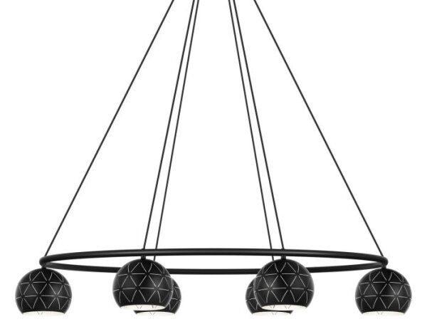Eglo 98456 - Lampadario a sospensione con filo CANTALLOPS 6xE14/40W/230V