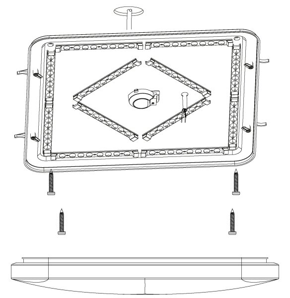 Eglo 98449 - Plafoniera LED FRANIA-S LED/49,5W/230V
