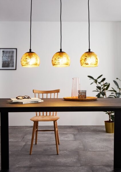 Eglo 98525 - Lampadario a sospensione con filo ALBARACCIN 3xE27/40W/230V