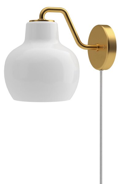 Applique da parete Louis Poulsen, VL Ring Crown, Dorato / Ottone, Soggiorno, Vetro, Design