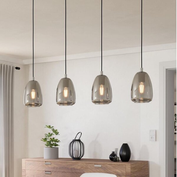 Eglo 98616 - Lampadario a sospensione con filo ALOBRASE 4xE27/40W/230V