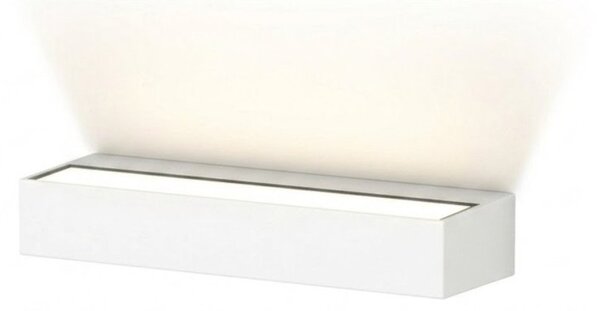 Applique led top light porto 22m ip65 cct monoemissione alluminio vetro - Top Light