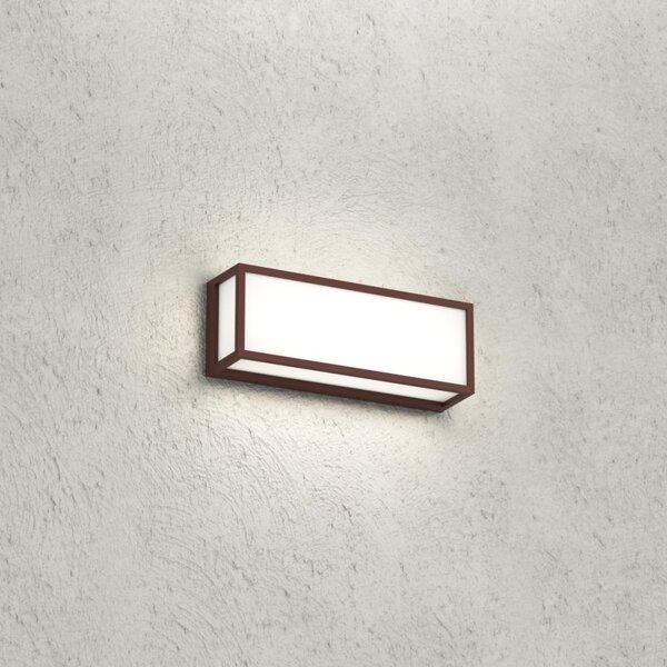 Applique moderno top light osaka rg gx53 led ip54 alluminio policarbonato - Top Light