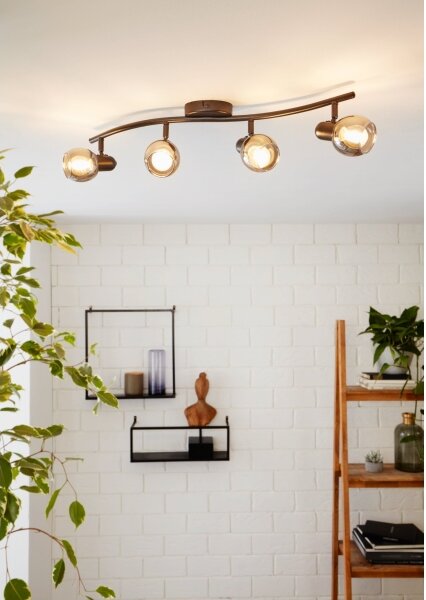 Eglo 98626 - Luce Spot POLLICA 4xE14/28W/230V