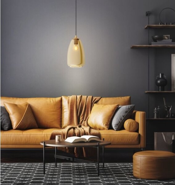 Eglo 98648 - Lampadario a sospensione con filo ALOBRASE 1xE27/40W/230V