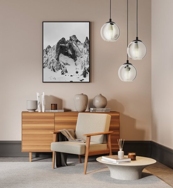 Eglo 98653 - Lampadario a sospensione con filo ARISCANI 3xE27/40W/230V