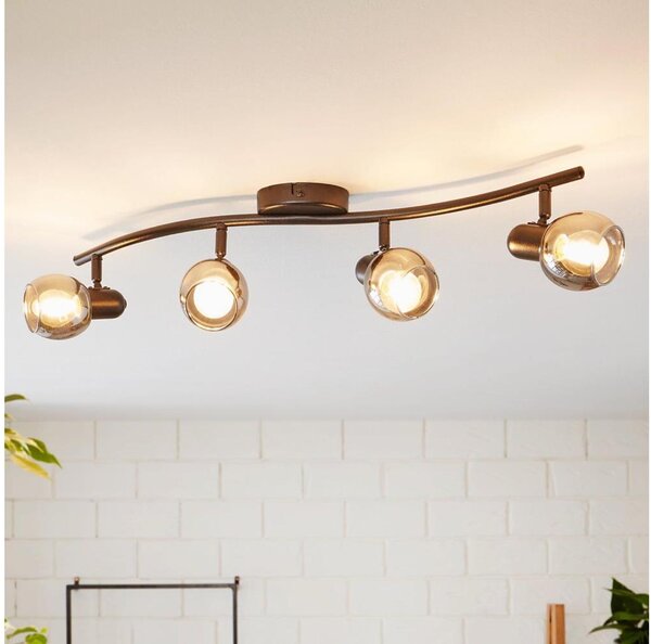 Eglo 98626 - Luce Spot POLLICA 4xE14/28W/230V