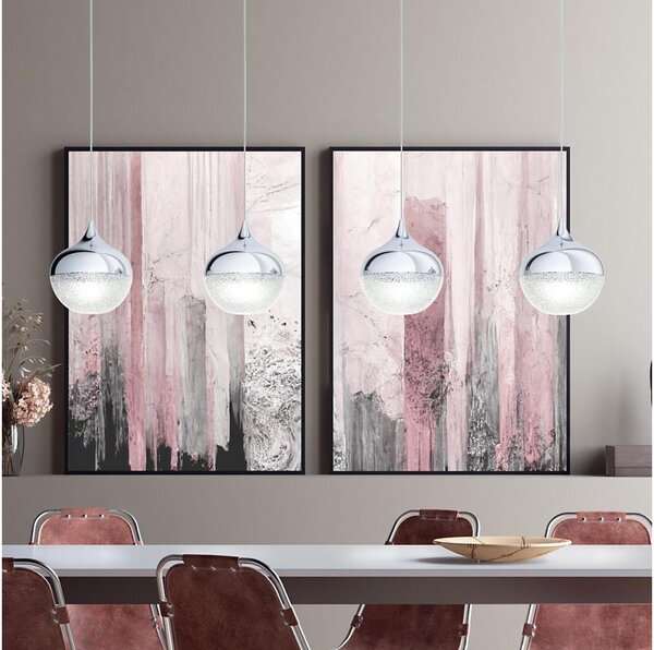 Eglo 98628 - Lampadario a sospensione con filo MIOGLIA 4xE14/25W/230V