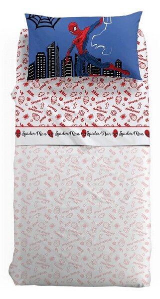 Completo lenzuola Spiderman Amazing Caleffi in cotone