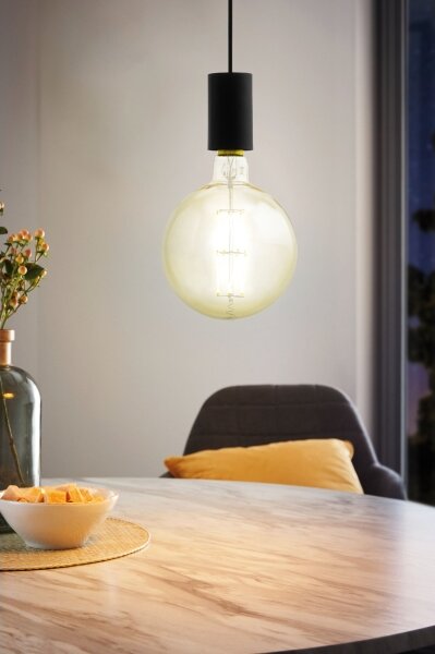 Eglo 98661 - Lampadario a sospensione con filo POZUETA 1xE27/40W/230V