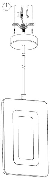 Eglo 98678 - Lampadario LED a cavo ENALURI LED/5,4W/230V