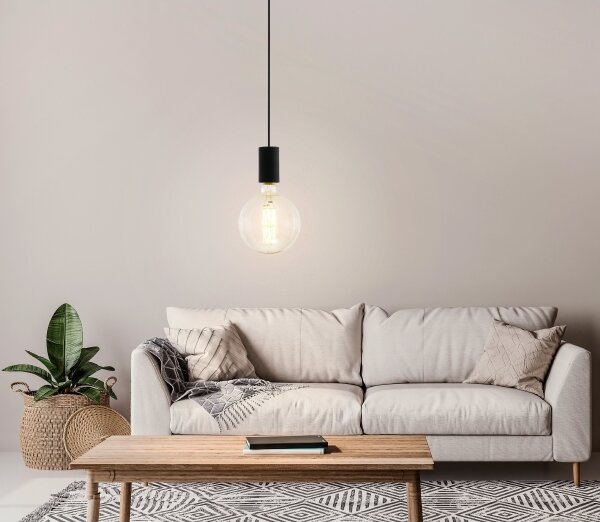 Eglo 98661 - Lampadario a sospensione con filo POZUETA 1xE27/40W/230V