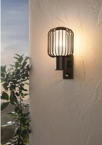 Eglo 98722 - Applique da esterno con sensore RAVELLO 1xE27/28W/230V IP44