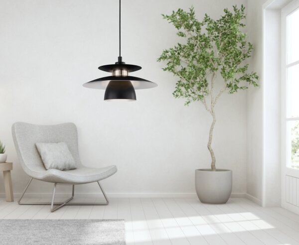 Eglo 98735 - Lampadario a sospensione con filo BRENDA 1xE27/40W/230V