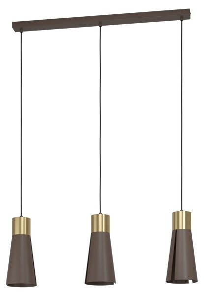 Eglo 98839 - Lampadario LED sospeso su cavo LOSALOMAS 3xGU10/4,5W/230V