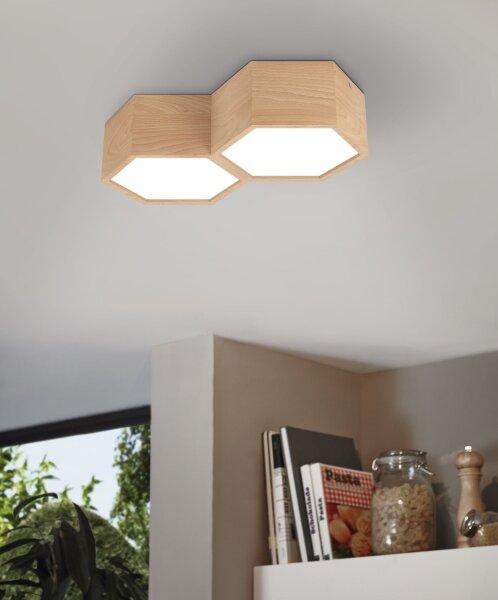 Eglo 98861 - Plafoniera MIRLAS 2xE27/9W/230V