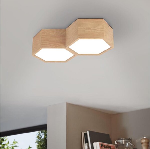 Eglo 98861 - Plafoniera MIRLAS 2xE27/9W/230V