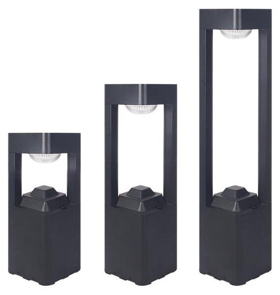Lampada solare da esterno, modello MP4821, altezza 60 cm, marca Myers Power