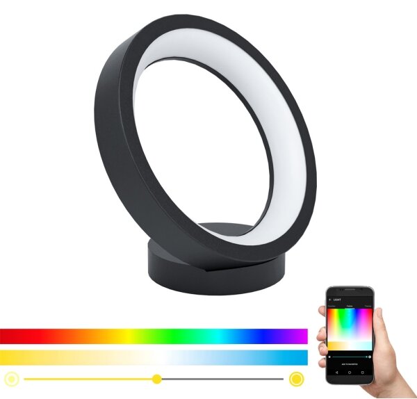 Eglo 99029 - Lampada da tavolo dimmerabile LED RGB MARGHERA-C LED/16W/230V