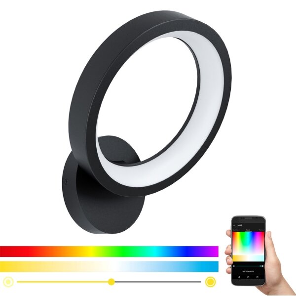 Eglo 99028 - Applique LED RGB dimmerabile MARGHERA-C LED/16W/230V