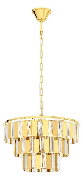 Eglo 99098 - Lampadario a sospensione con catena ERSEKA 5xE14/40W/230V