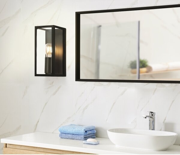 Eglo 99123 - Applique bagno AMEZOLA 1xE27/60W/230V IP44