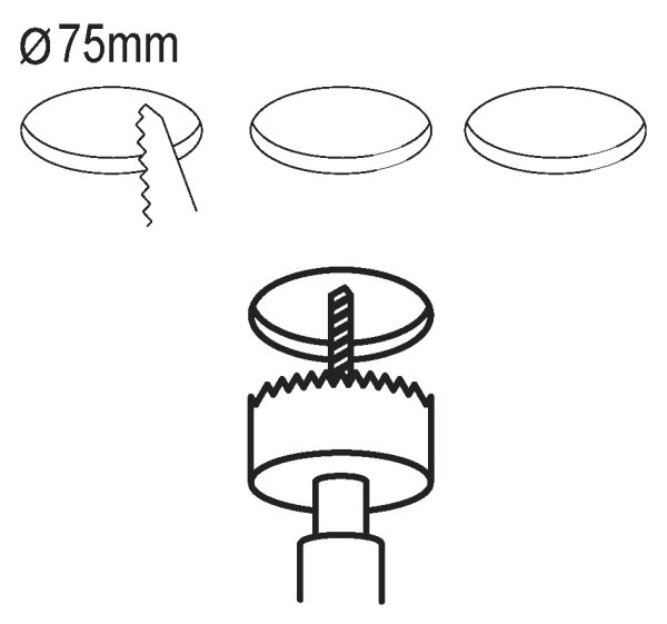 Eglo 99135 - Set da 3 faretti da incasso FUEVA 5 LED/2,7W/230V