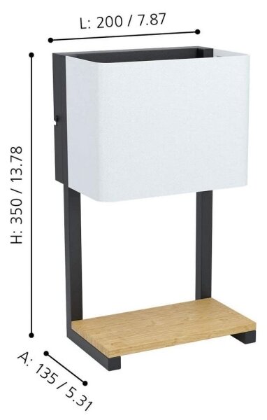 Eglo 99126 - Applique a LED GALDAKAO LED/5,4W/230V