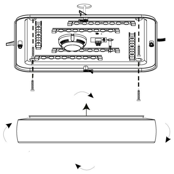 Eglo 99109 - Plafoniera LED RUIDERA LED/22W/230V