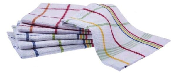 Strofinacci cucina 6 pezzi in cotone Botticelli Home Super Waffle