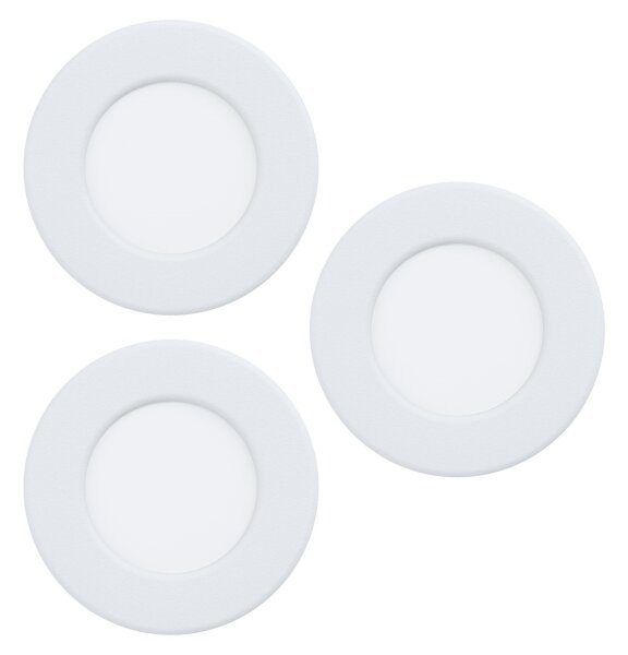 Eglo 99135 - Set da 3 faretti da incasso FUEVA 5 LED/2,7W/230V