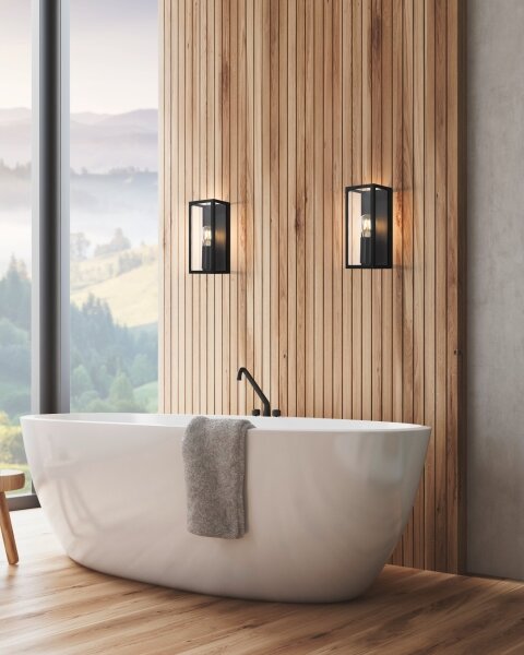 Eglo 99123 - Applique bagno AMEZOLA 1xE27/60W/230V IP44