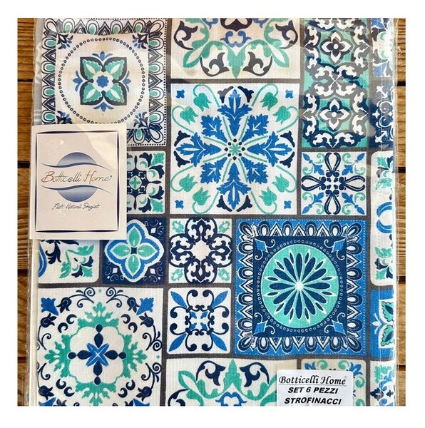 Strofinacci cucina 6 pezzi in cotone Botticelli Home Mixed