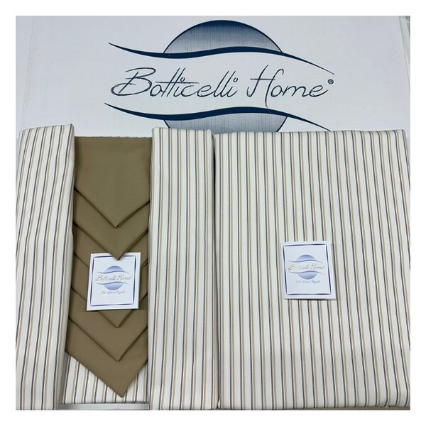 Tovaglia da tavolo con tovaglioli Botticelli Home Stelvio