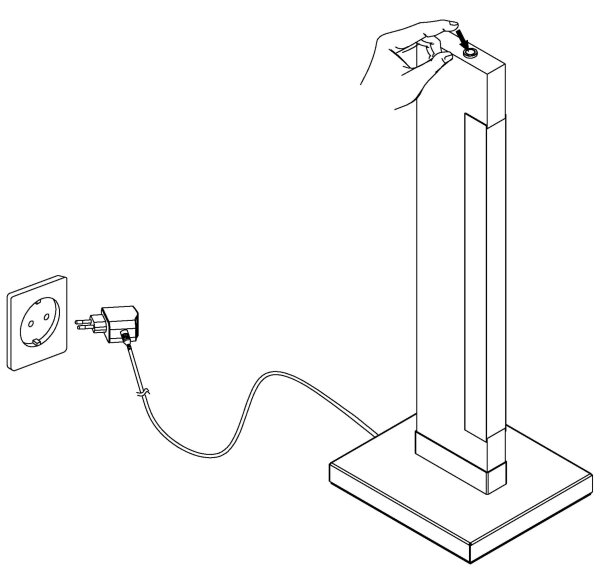 Eglo 99295 - Lampada da tavolo dimmerabile a LED CAMACHO LED/6,5W/230V
