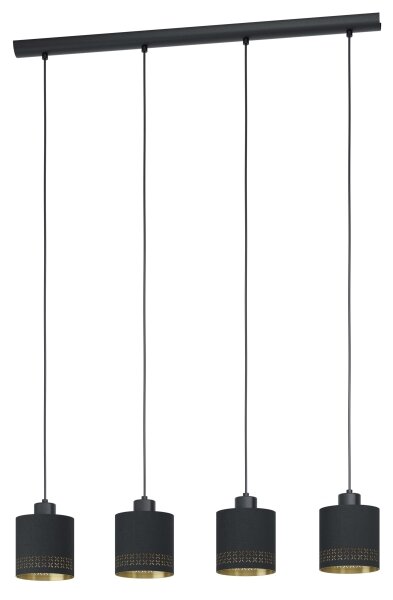 Eglo 99275 - Lampadario a sospensione con filo ESTEPERRA 4xE27/28W/230V
