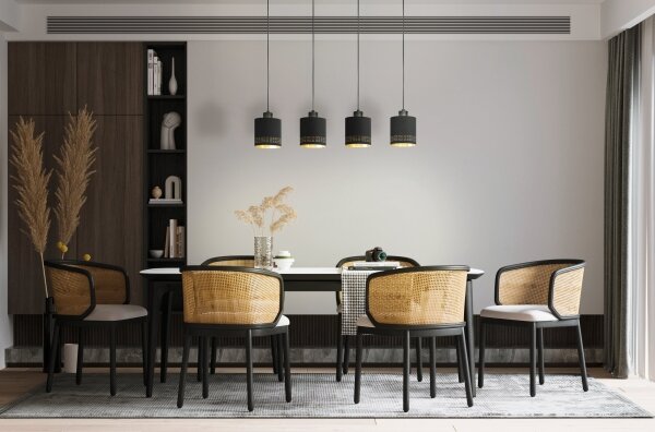 Eglo 99275 - Lampadario a sospensione con filo ESTEPERRA 4xE27/28W/230V