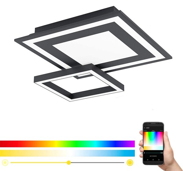 Eglo 99312 - Plafoniera LED RGB SAVATAEILA-C LED/20W/230V + T