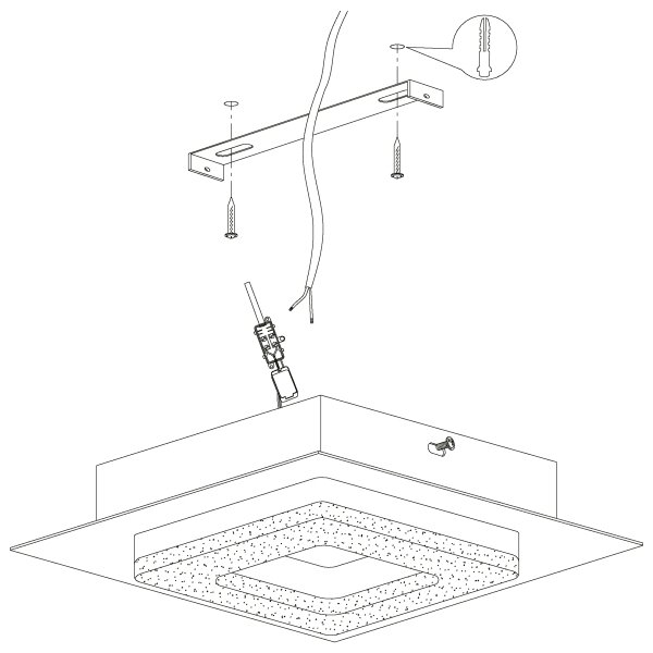 Eglo 99324 - Plafoniera LED FRADELO 4xLED/4W/230V