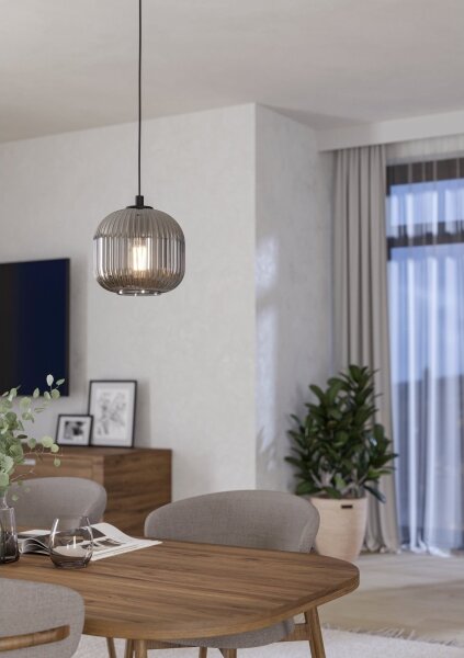 Eglo 99371 - Lampadario a sospensione con filo MANTUNALLE 1xE27/40W/230V