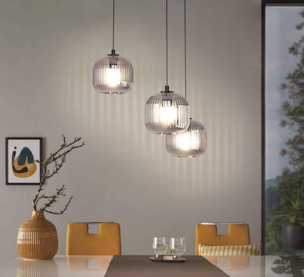 Eglo 99373 - Lampadario a sospensione MANTUNALLE 3xE27/40W/230V