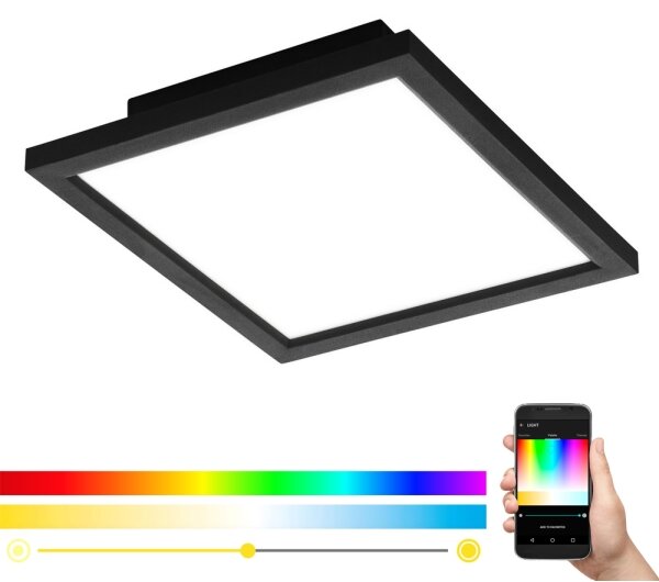 Eglo 99415 - Plafoniera LED RGB dimmerabile SALOBRENA-C LED/16W/230V + Tc